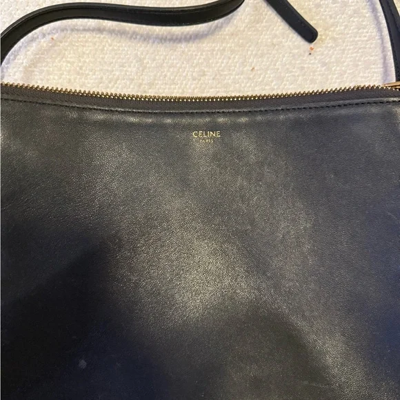 Celine Trio Gray Crossbody Bag - Picture 3 of 16